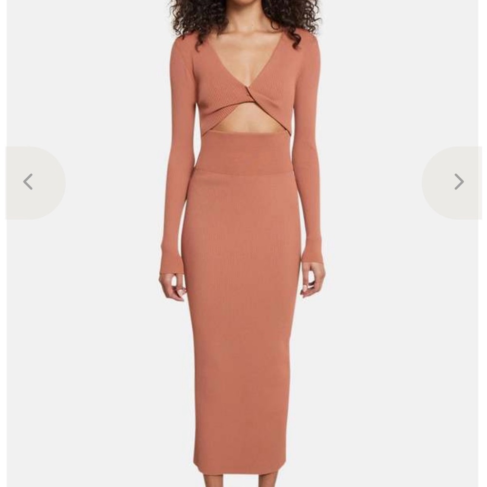 A.L.C. Terracotta Long Sleeve Dress